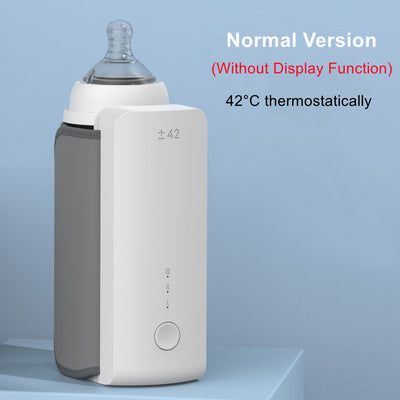 Portable Wireless Rechargeable Baby Bottle Warmer USB Charger
