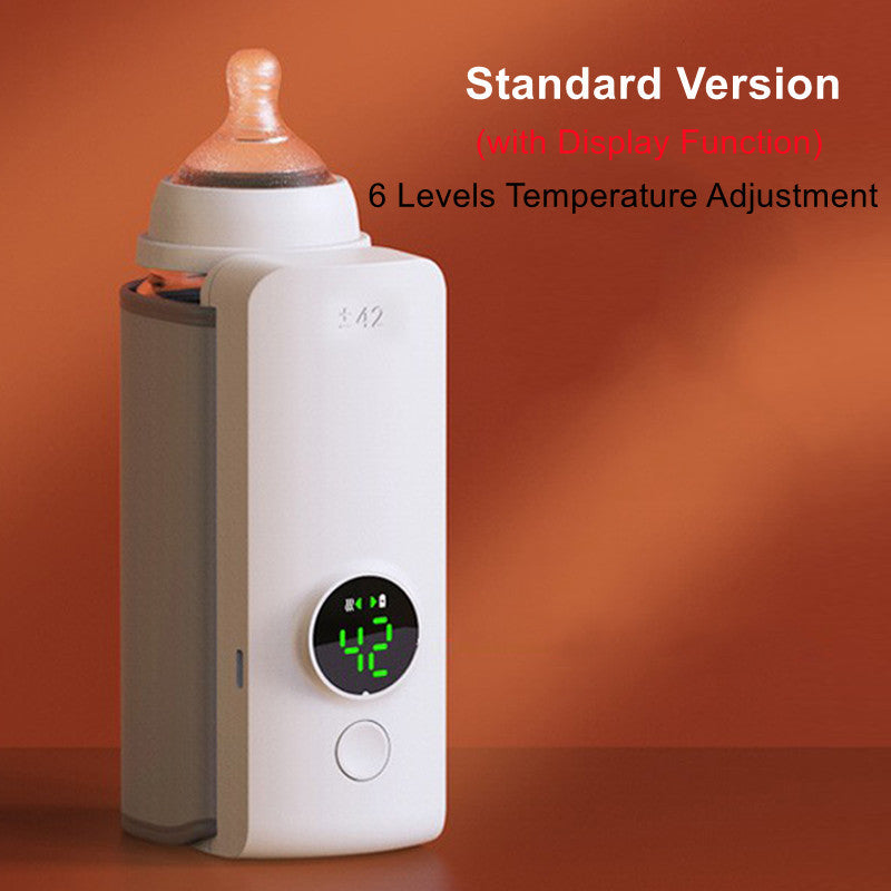 Portable Wireless Rechargeable Baby Bottle Warmer USB Charger
